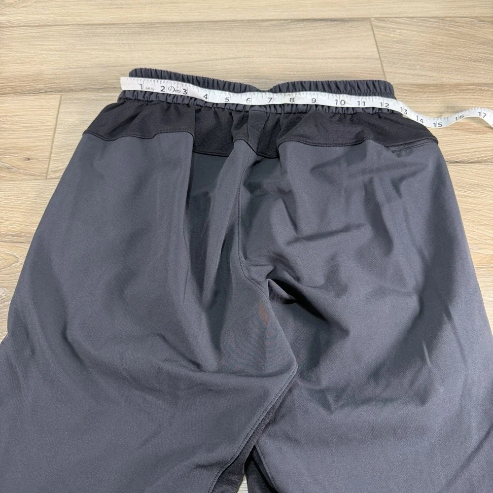 Lululemon License to Train Pants Mens Small Black Gray Mesh Stretch Jogger